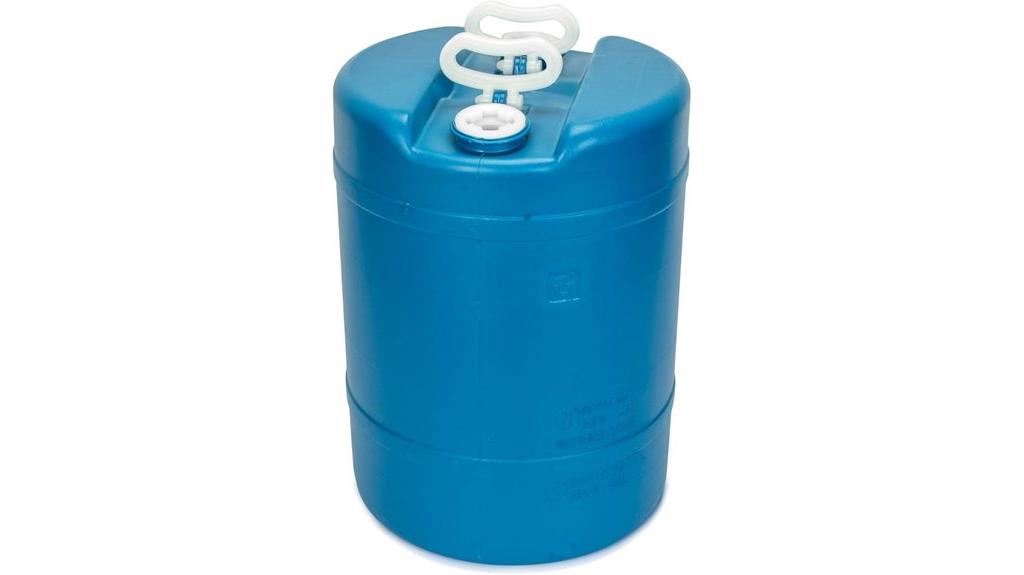 fifteen gallon water barrel