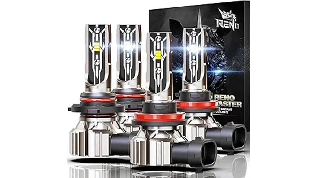 four bulbs h11 pack