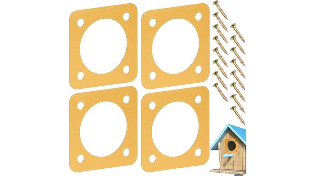 four pack birdhouse protectors
