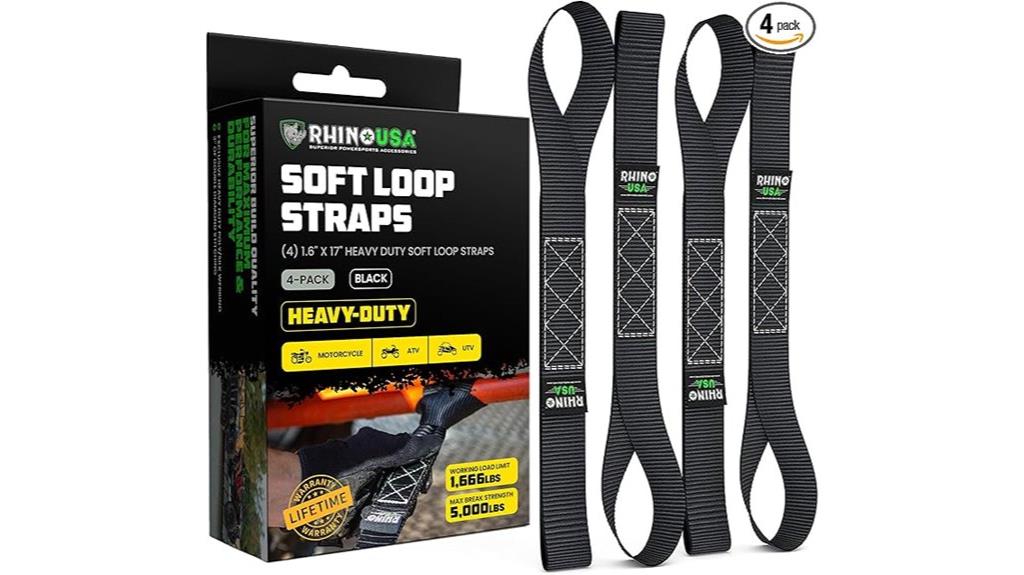 four pack rhino tie straps
