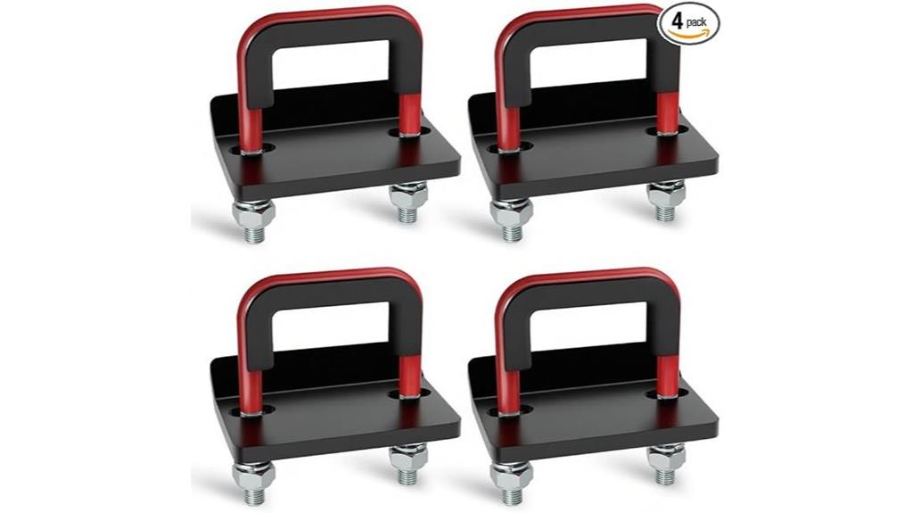 four piece trailer hitch set
