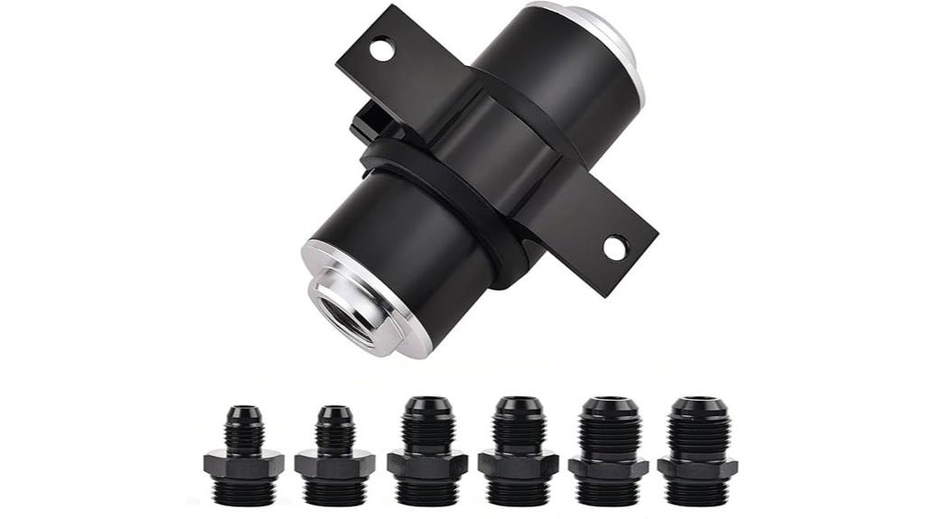 fuel filter with adapters
