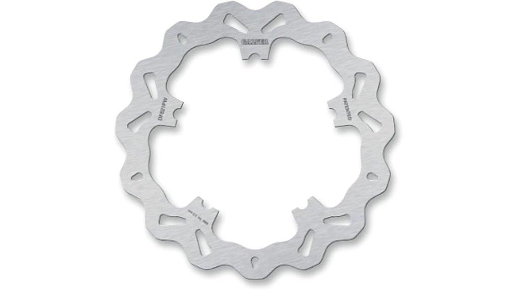 galfer front solid brake rotor