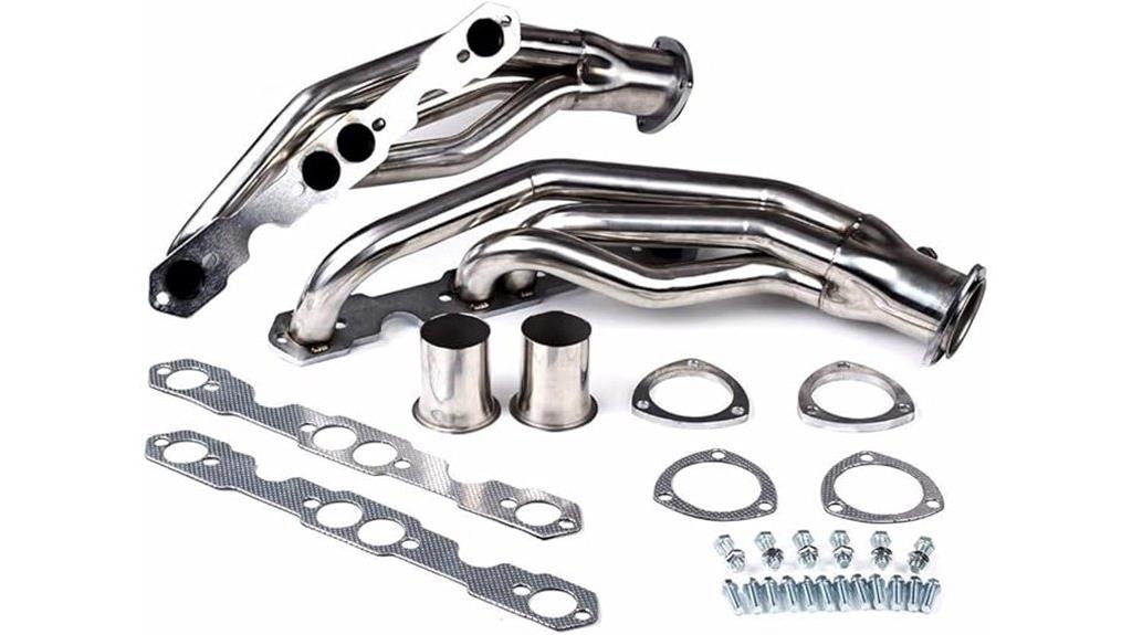 gmc v8 stainless header