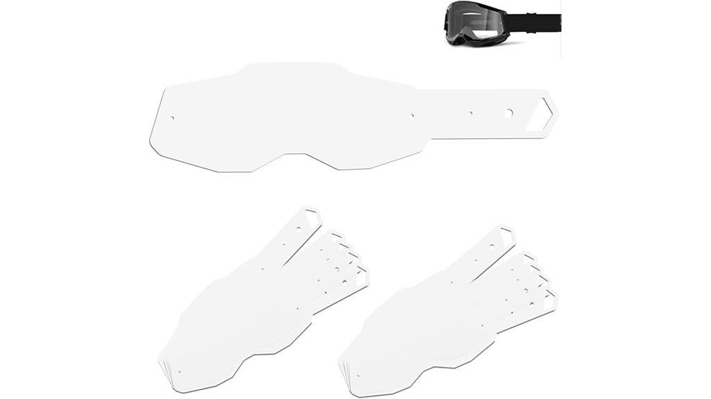 goggle tear offs pack