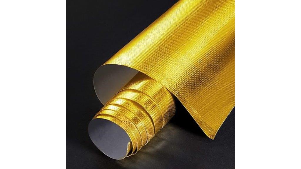 gold aluminum heat tape
