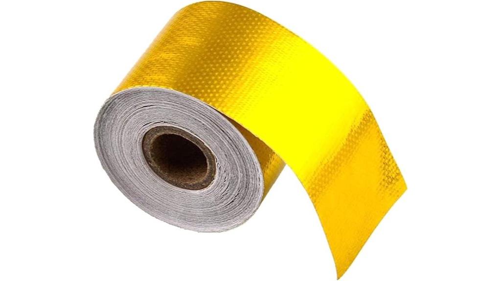 gold reflective heat barrier tape