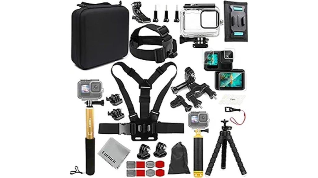 gurmoir gopro waterproof kit