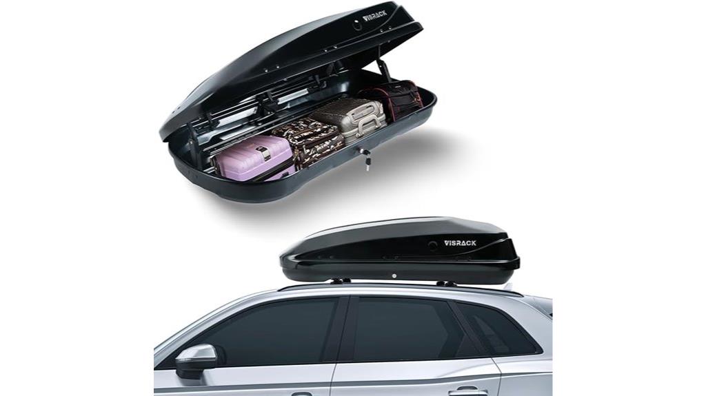 hard shell roof cargo box