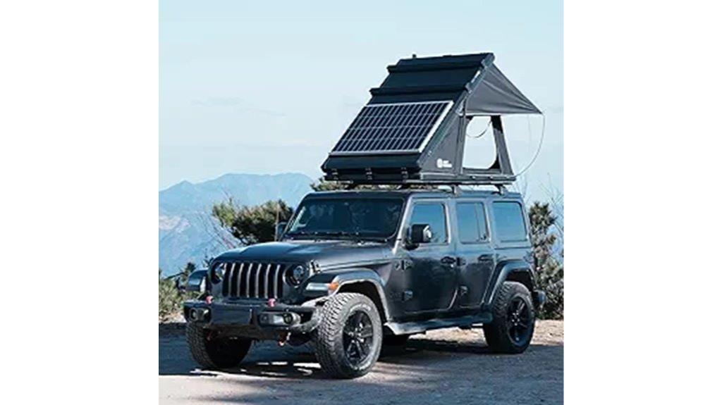 hard shell solar roof tent