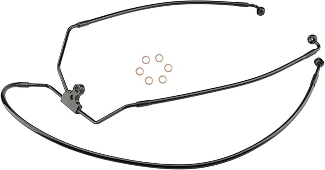 harley touring brake line
