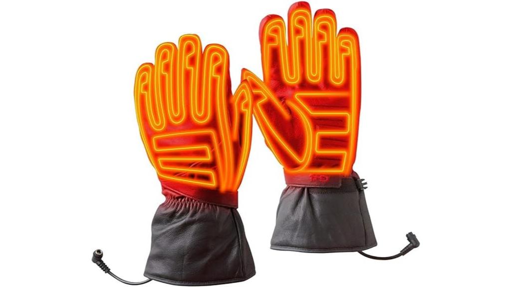 heated motorcycle leather gloves