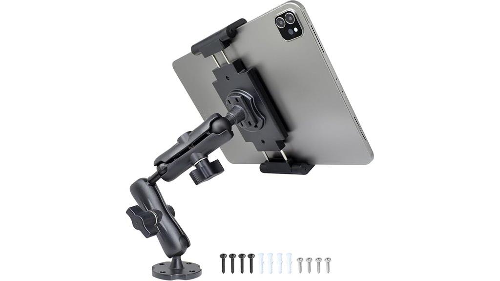 heavy duty aluminum tablet mount