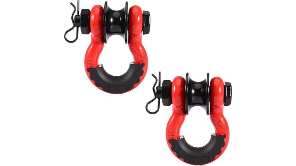 heavy duty d ring shackles