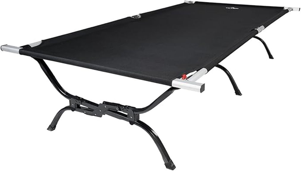 heavy duty folding camping cot