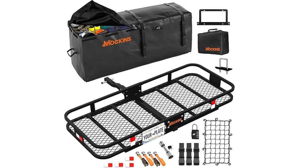 heavy duty hitch cargo carrier