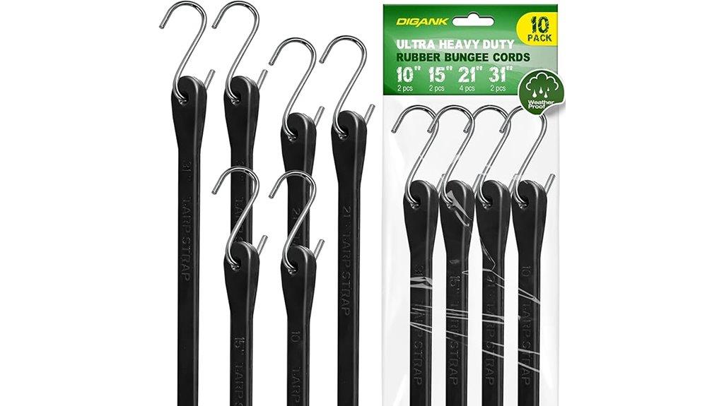 heavy duty hook bungee cords