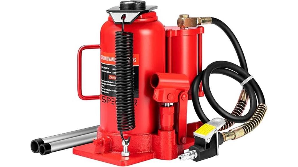 heavy duty pneumatic bottle jack