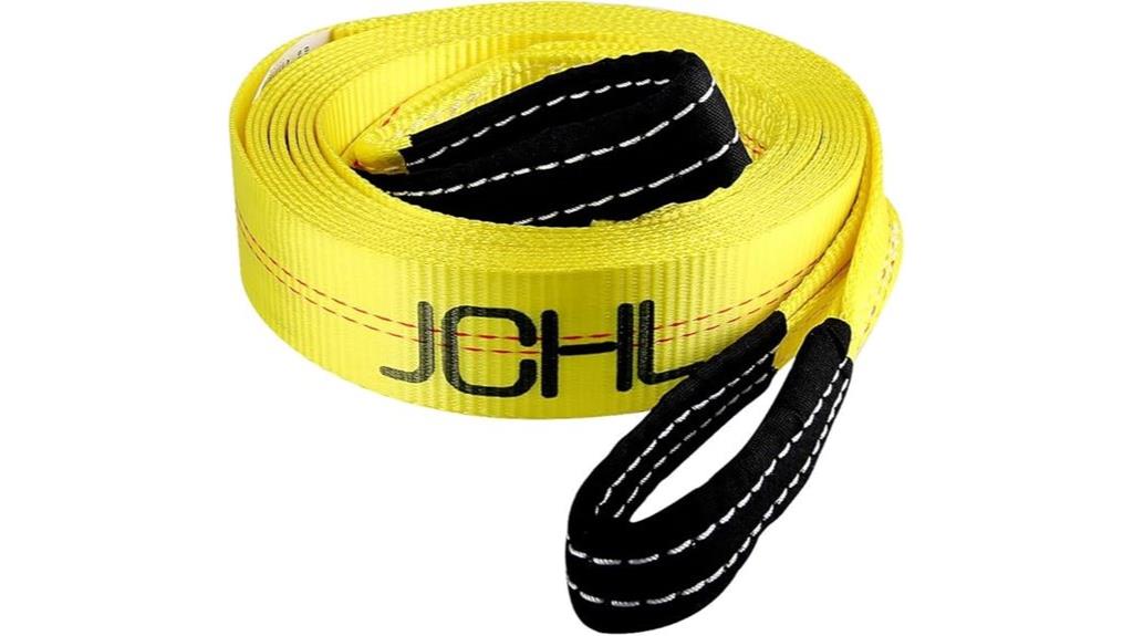 heavy duty recovery tow strap