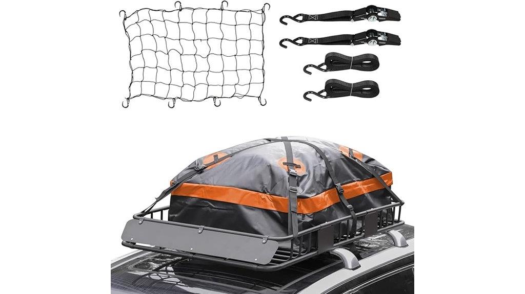 heavy duty roof rack basket