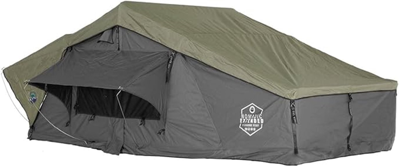 heavy duty rooftop camping tent