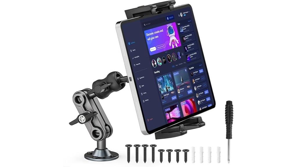 heavy duty vehicle tablet mount