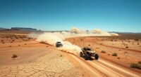 high speed desert racing emissions