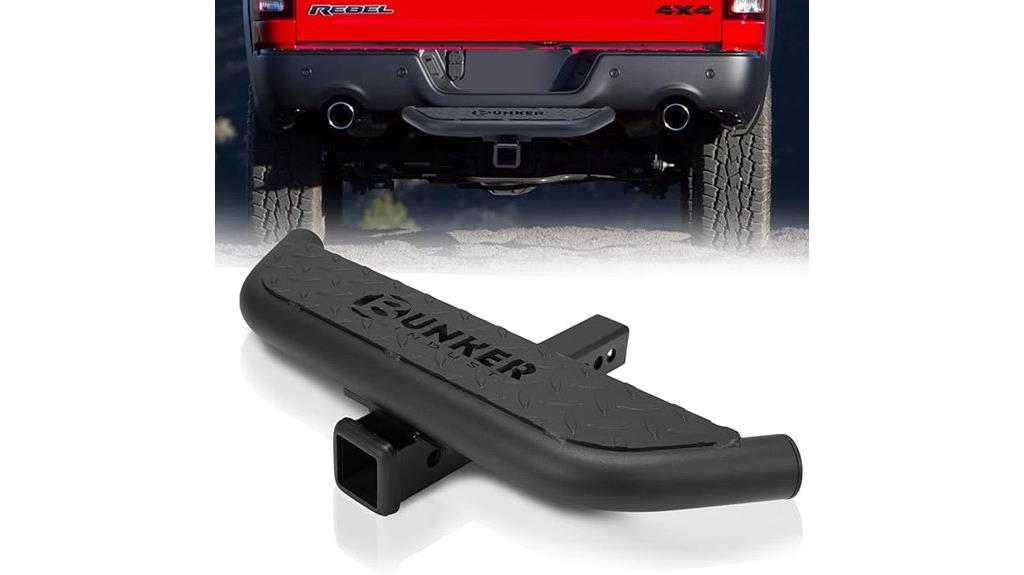 hitch step with receiver