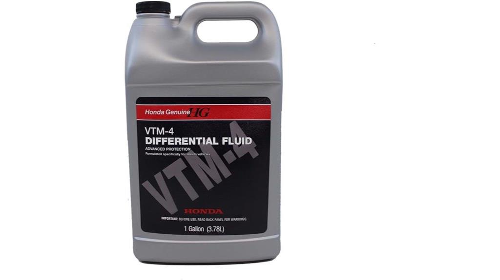 honda vtm 4 differential fluid