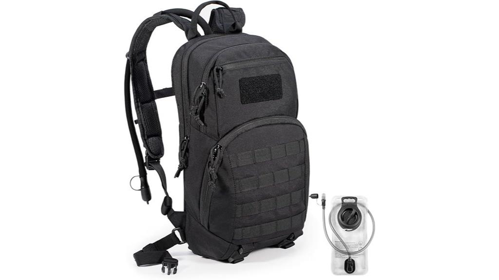 hydration backpack with bladder