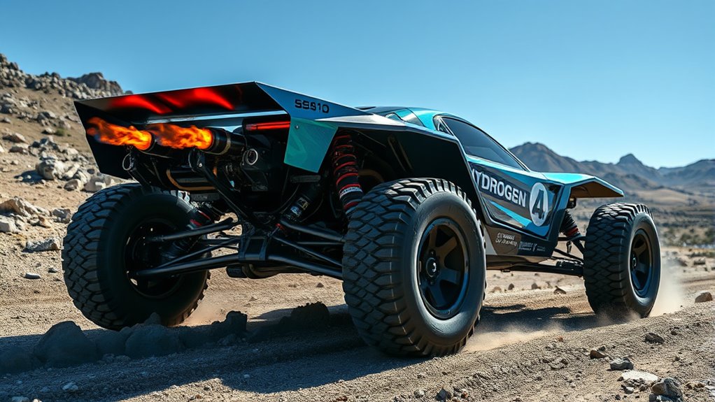 hydrogen fuels clean racing