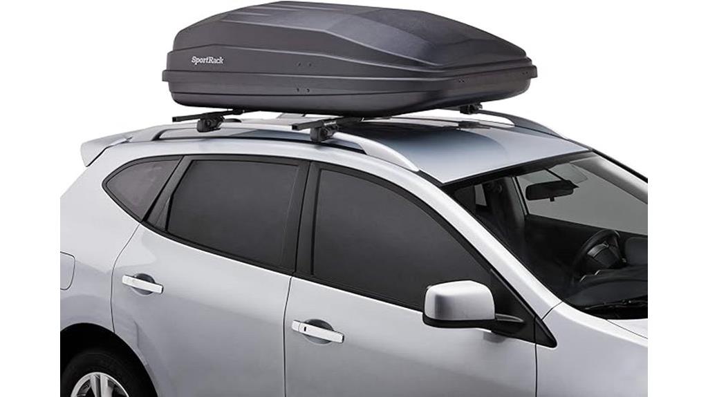 large black rear cargo box