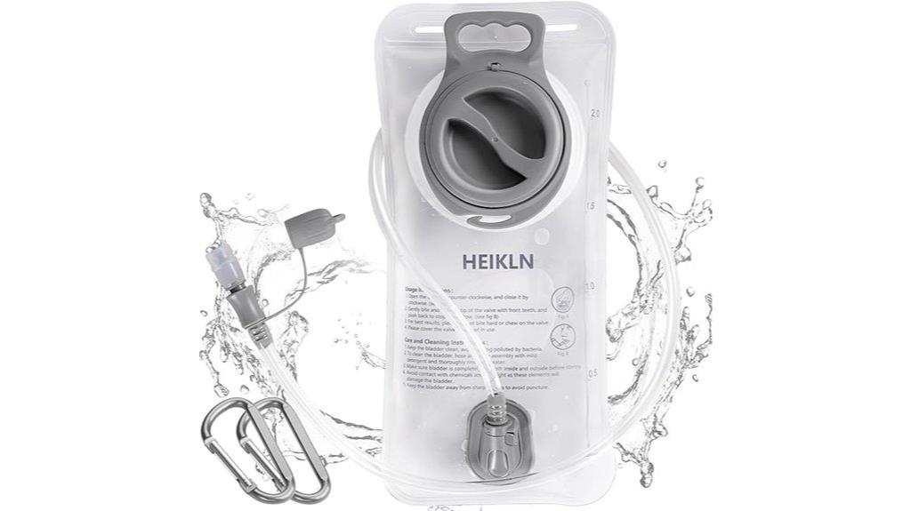 large capacity hydration bladder