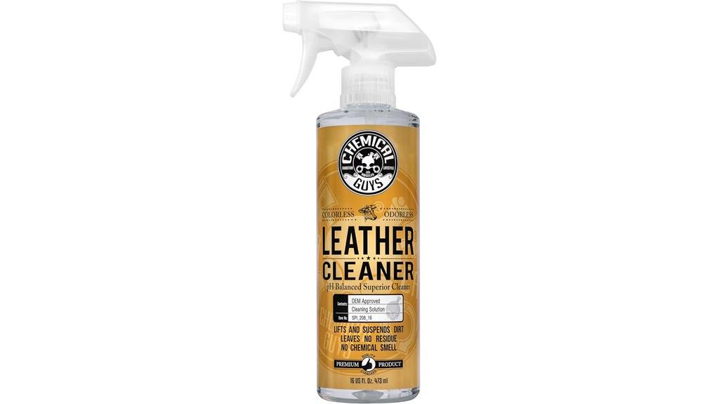 leather cleaner for vehicles