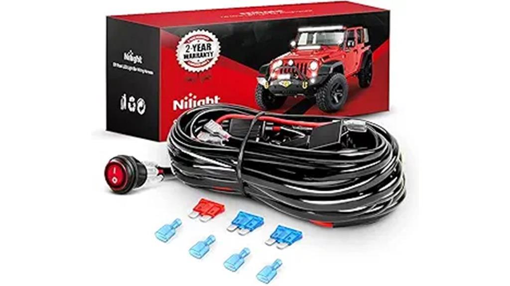 led light bar wiring