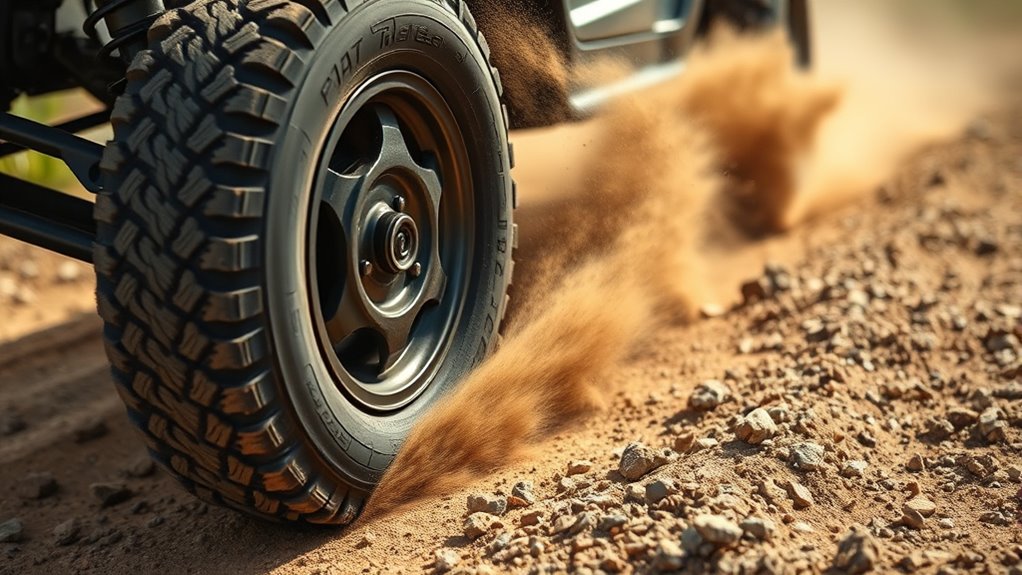 less unsprung weight improves traction