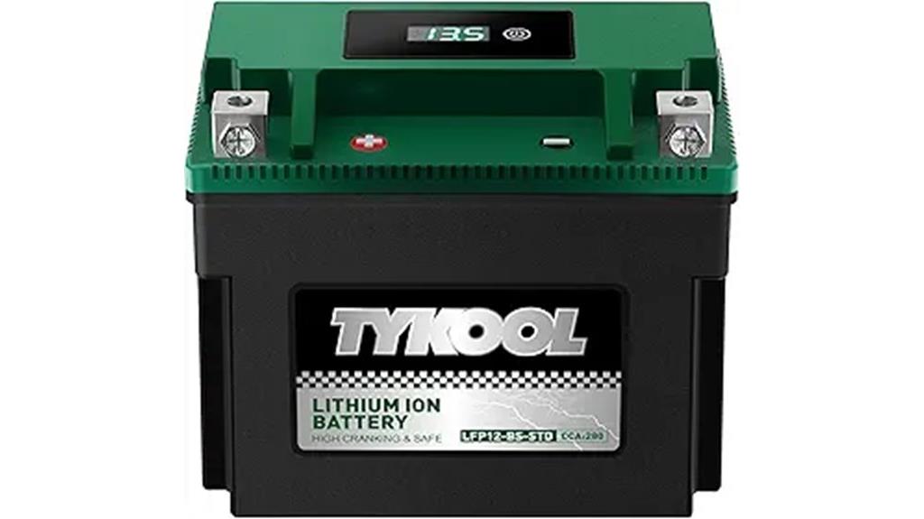 lithium motorcycle battery specifications