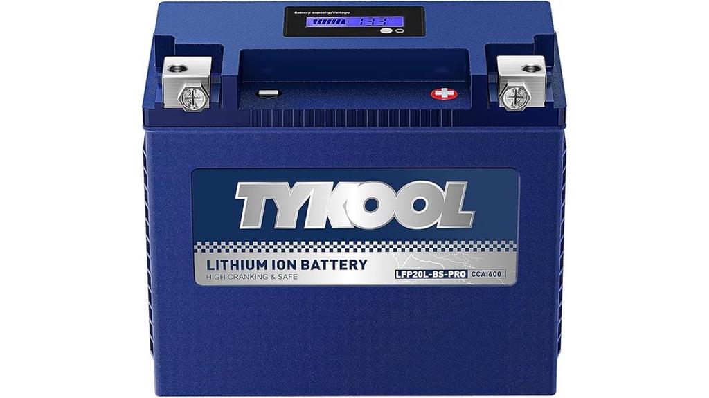 lithium motorcycle battery specifications