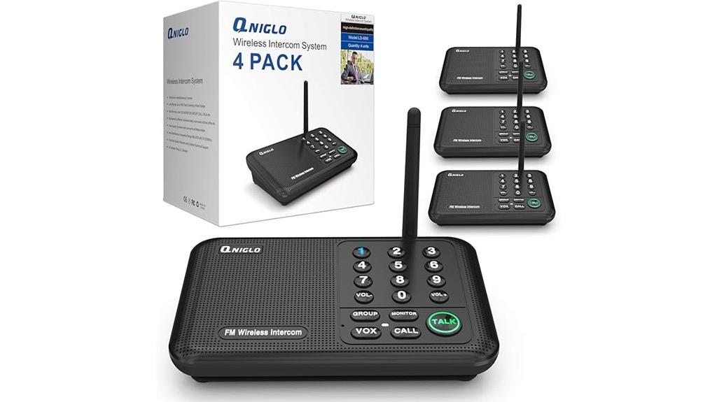 long range wireless intercom