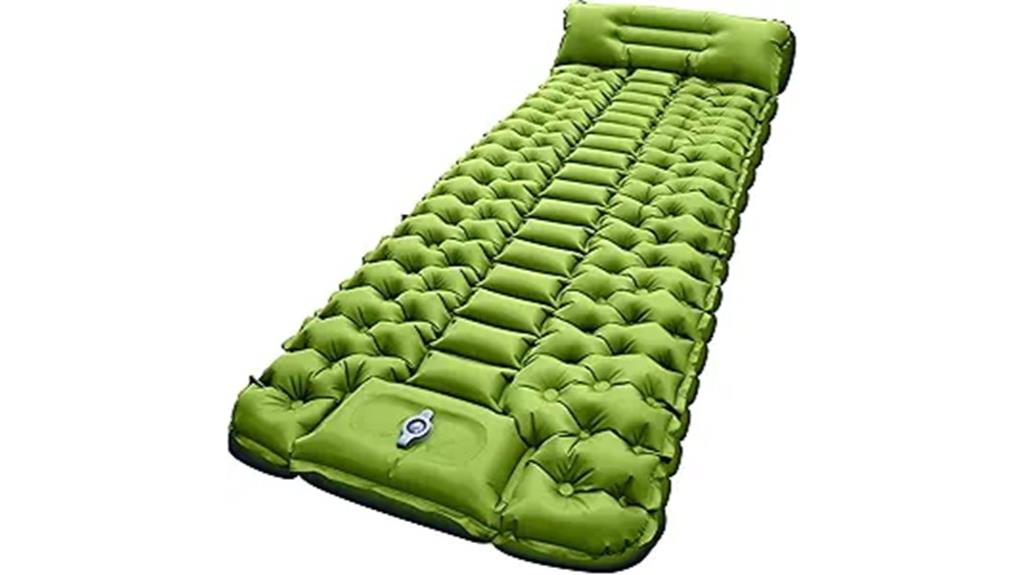 luxurious camping sleep pad