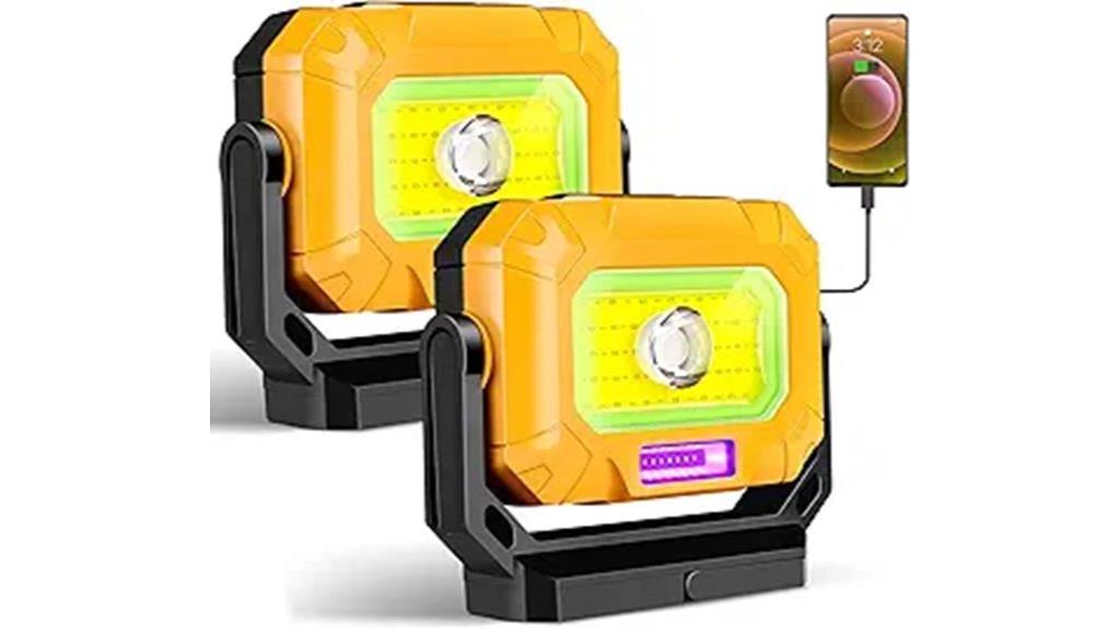 magnetic rechargeable bright rotating