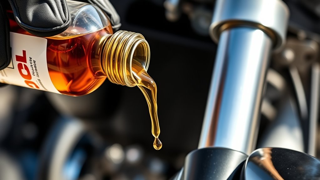 maintain clean timely fork oil