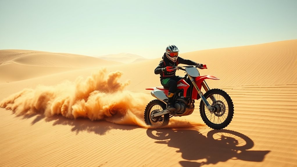 maintain smooth steady throttle