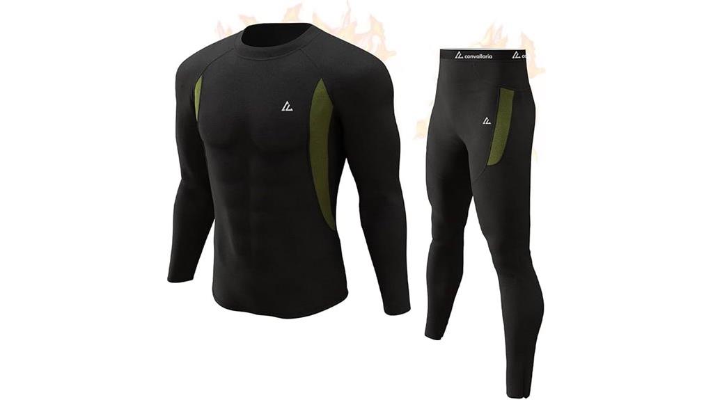 men s thermal underwear set