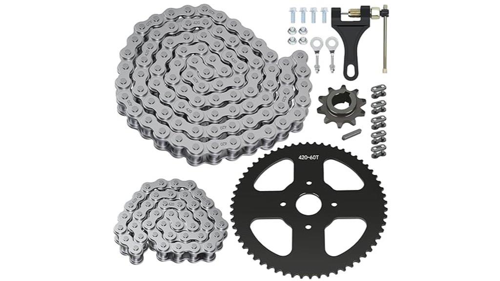 mini bike sprocket kit