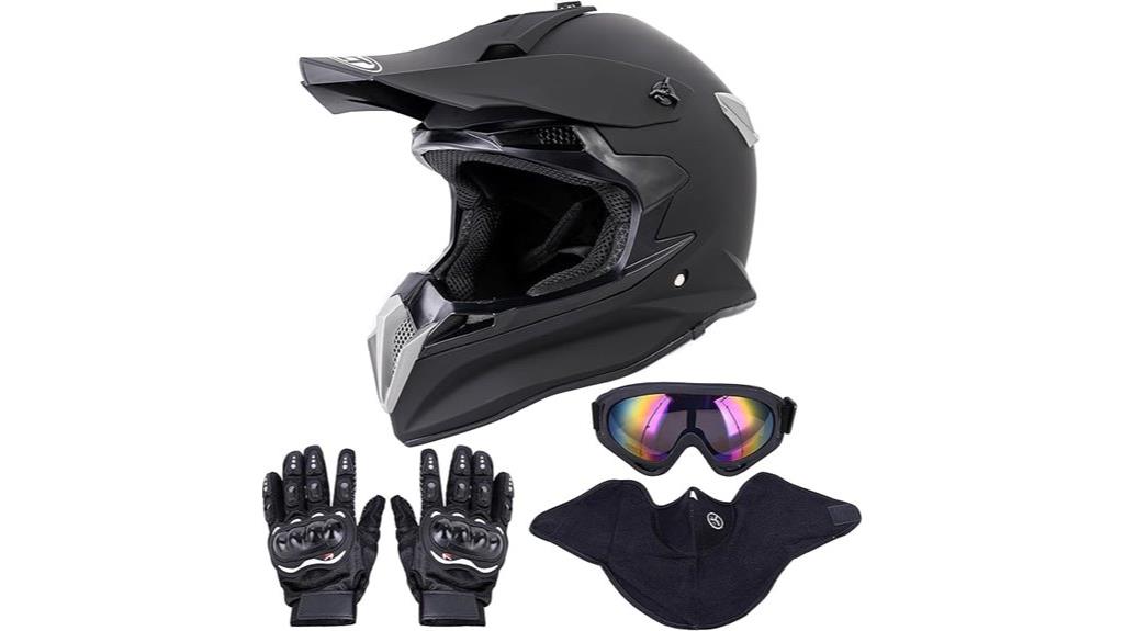 motocross gear with accessories
