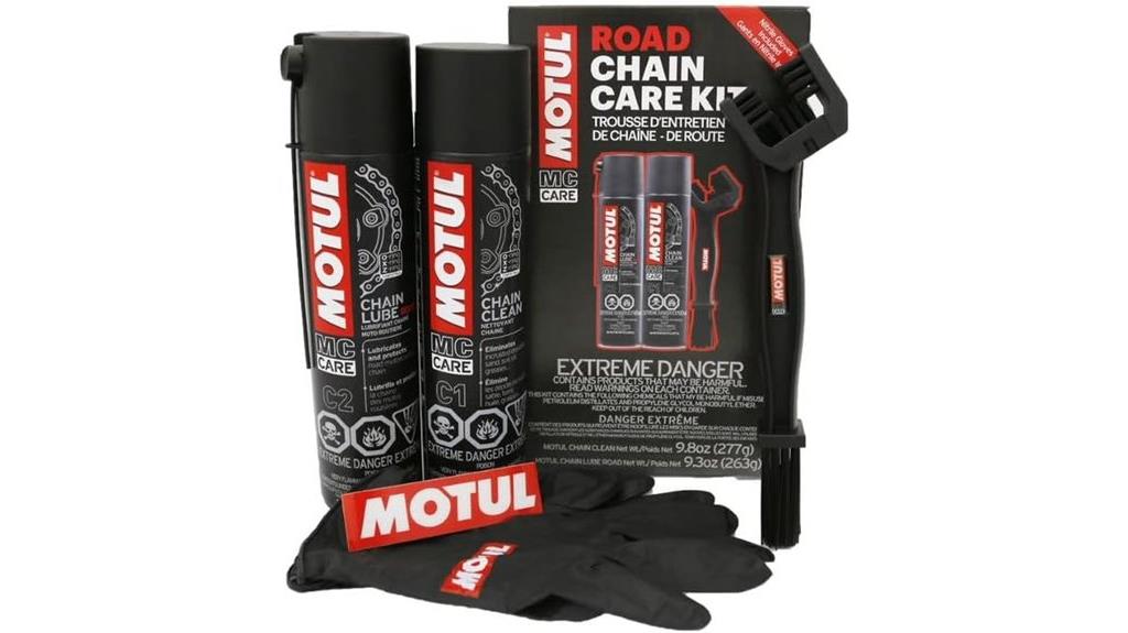 motorcycle chain cleaning kit