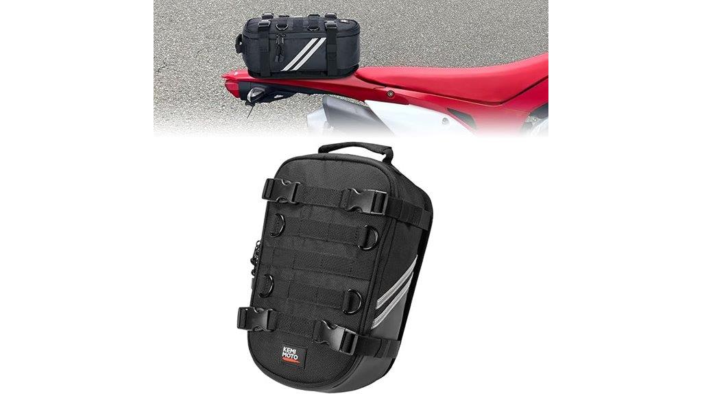 motorcycle rear fender bag