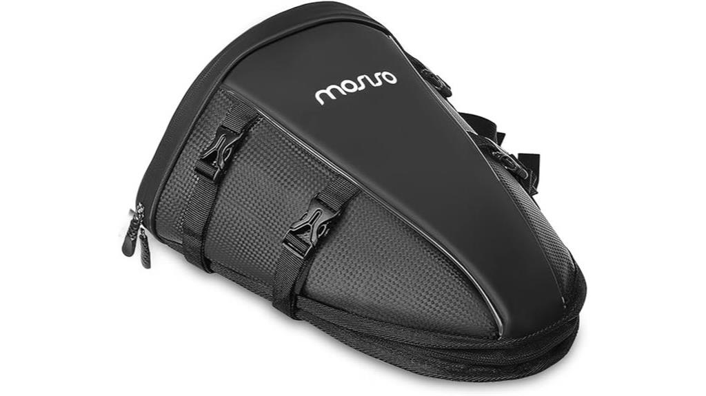 motorcycle tail bag with strap