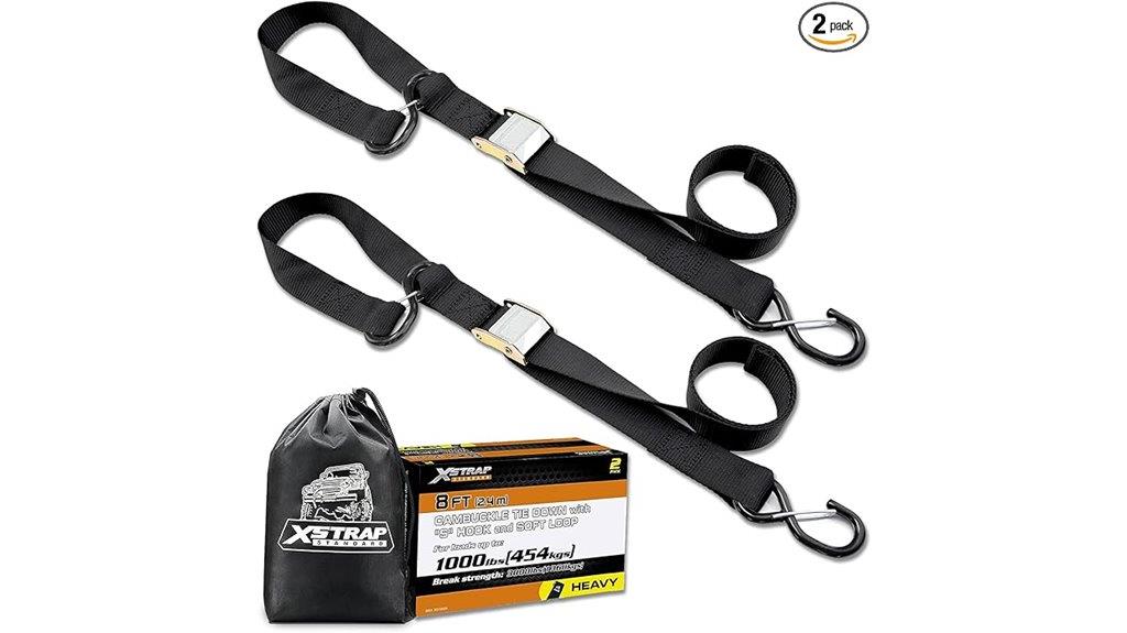 motorcycle tie down straps set